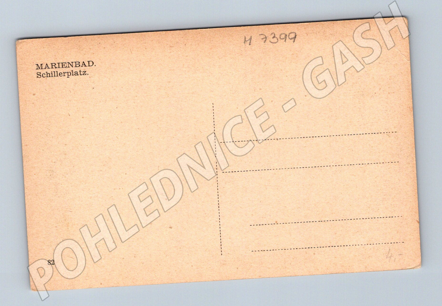 Pohlednice Mariánské Lázně Schillerplatz (M7399)