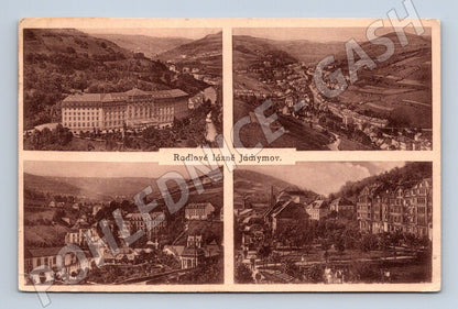 Pohlednice Jáchymov radiové lázně více pohledů (M7402)