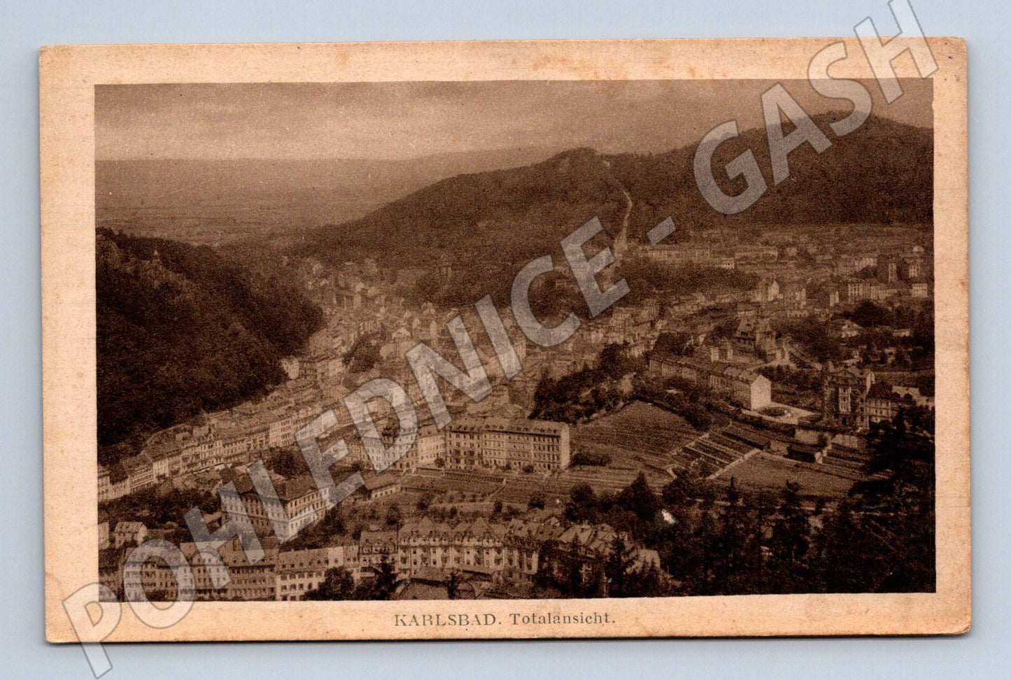 Pohlednice Karlovy Vary celkový pohled (M7407)