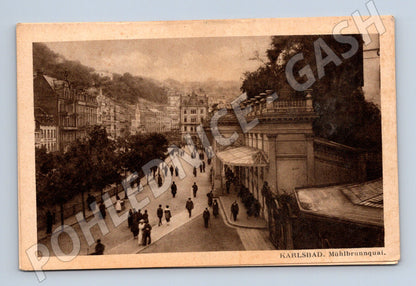 Pohlednice Karlovy Vary Mühlbrunnquai (M7408)