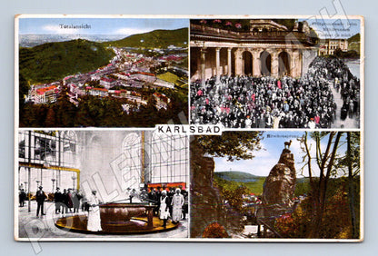 Pohlednice Karlovy Vary víceobrázková (M7412)