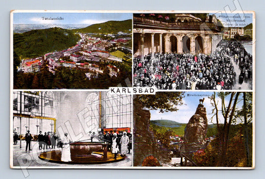 Pohlednice Karlovy Vary víceobrázková (M7412)