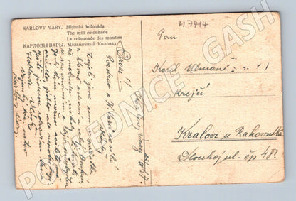 Pohlednice Karlovy Vary Mlýnská kolonáda (M7414)