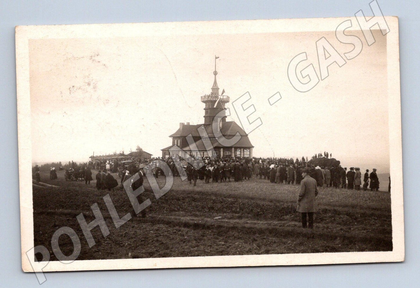 Pohlednice Jiráskova chata Dobrošov slavnost (M7416)