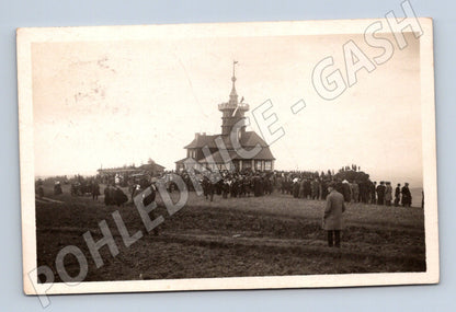 Pohlednice Jiráskova chata Dobrošov slavnost (M7416)