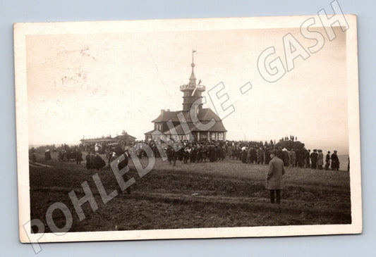 Pohlednice Jiráskova chata Dobrošov slavnost (M7416)