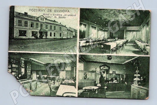 Pohlednice Pozdrav ze Svinova hotel a kavárna (M7421)