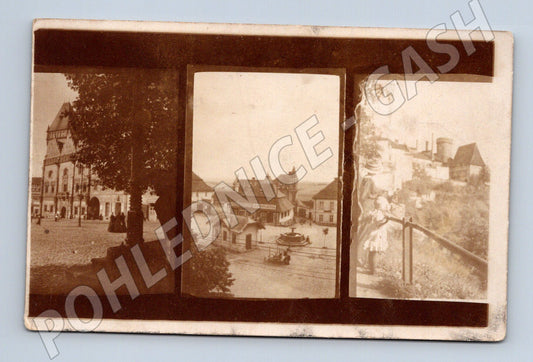 Pohlednice Tábor historická malý formát (M7426)