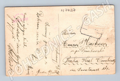 Pohlednice Doksany veřejné shromáždění Sokol (M7427)