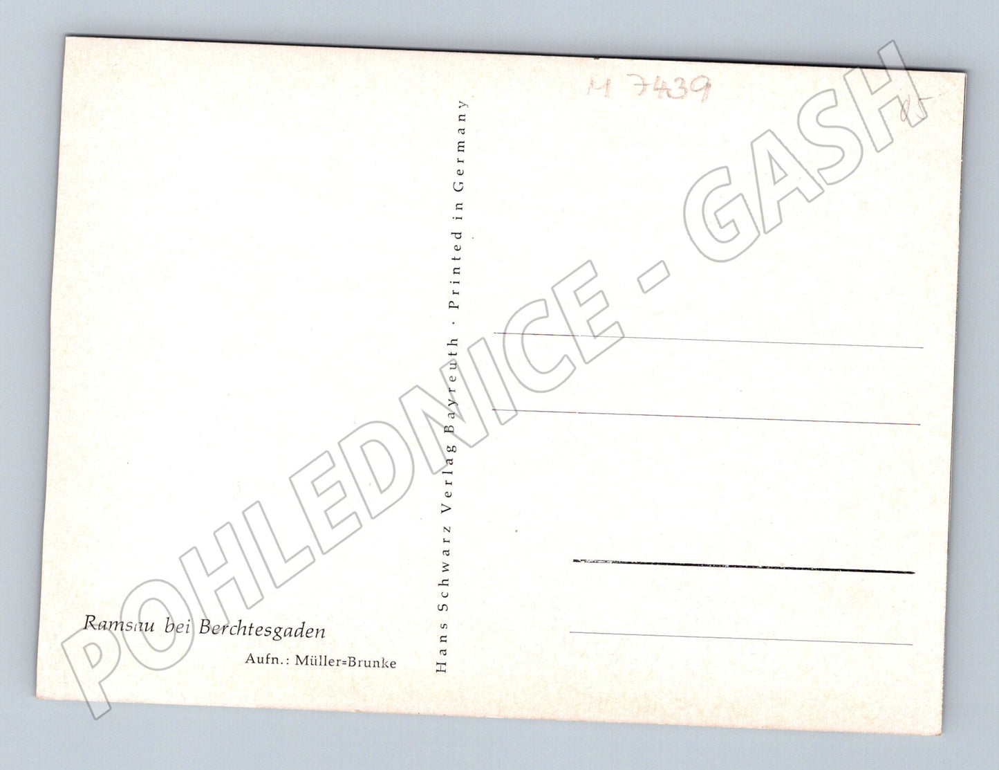 Pohlednice Ramsau bei Berchtesgaden Alpy (M7439)