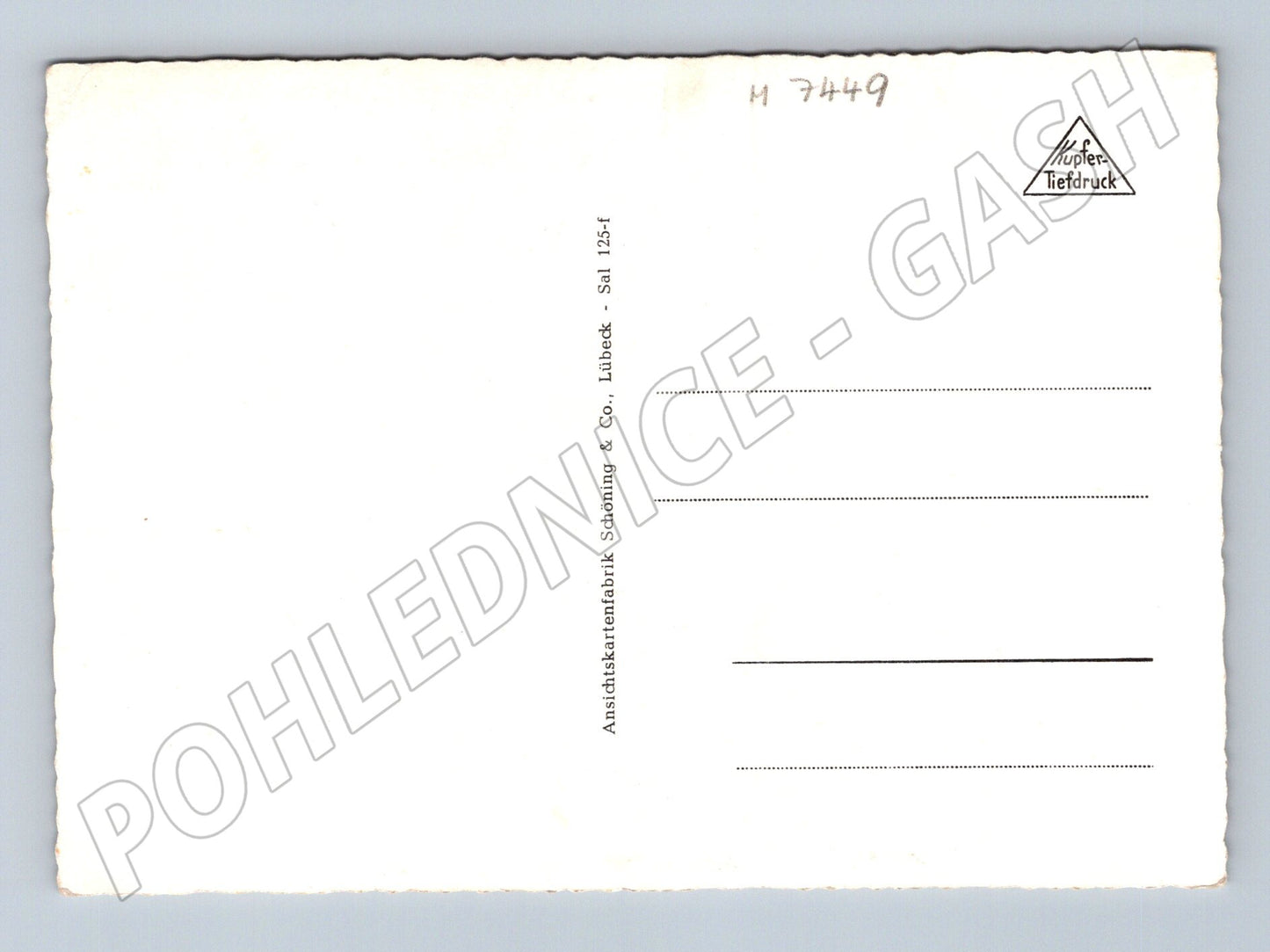 Pohlednice Bad Salzuflen Kurpark Německo (M7449)