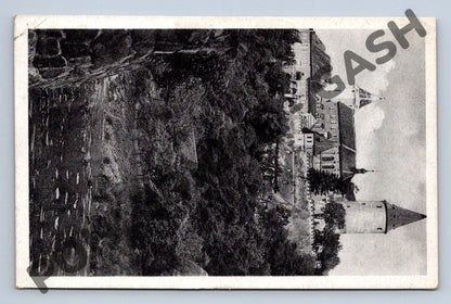 Pohlednice zámek Křivoklát černobílá 1947 ČSR (M745)
