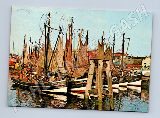 Pohlednice Cuxhaven rybářské lodě 1977 (M7454)