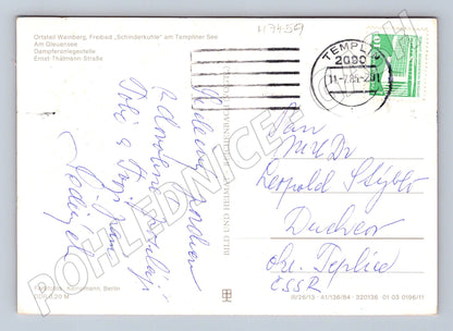 Pohlednice Templin NDR 1985 použité (M7459)
