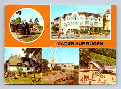 Pohlednice Bäder auf Rügen lokomotiva (M7460)