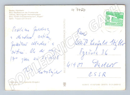 Pohlednice Bäder auf Rügen lokomotiva (M7460)