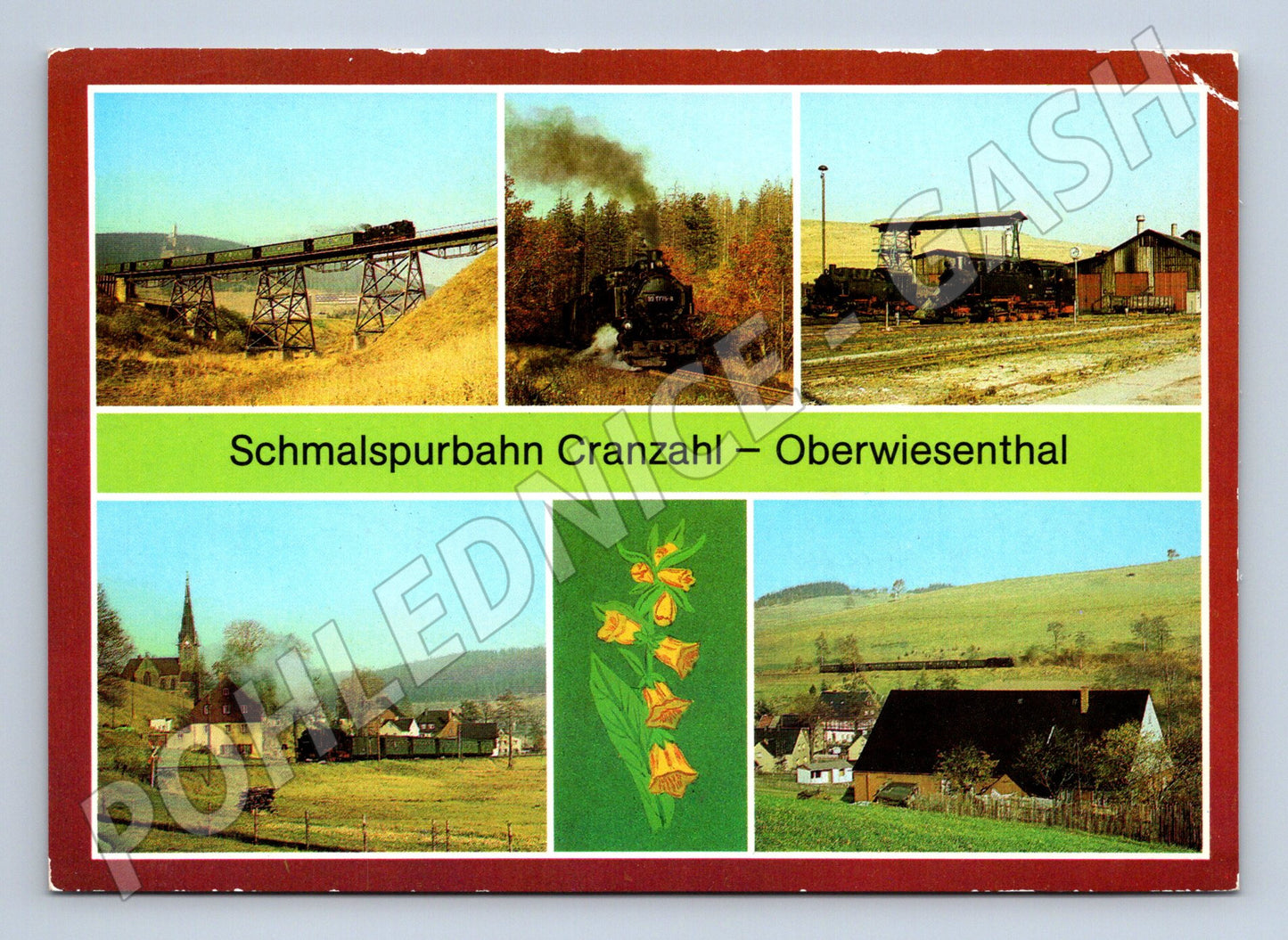 Pohlednice Schmalspurbahn Cranzahl Oberwiesenthal (M7466)
