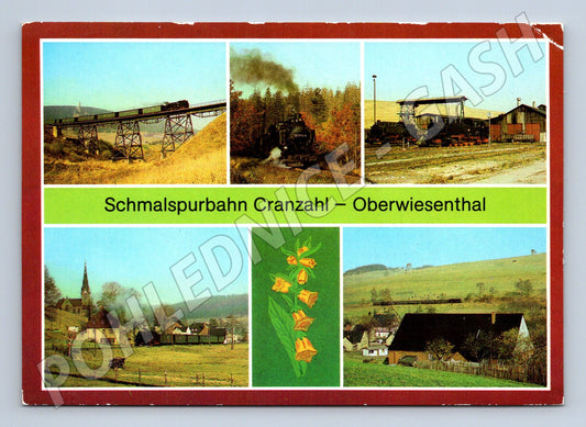 Pohlednice Schmalspurbahn Cranzahl Oberwiesenthal (M7466)