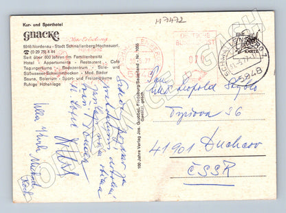 Postcard Nordenau Hochsauerland 1977 (M7472)