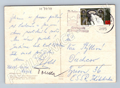 Postcard Bremerhaven historic ships 1977 (M7474)