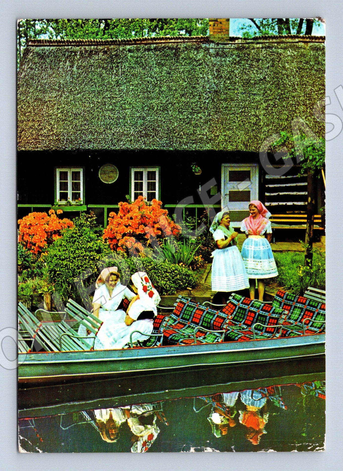 Pohlednice Spreewald architektura kroje 1978 (M7478)