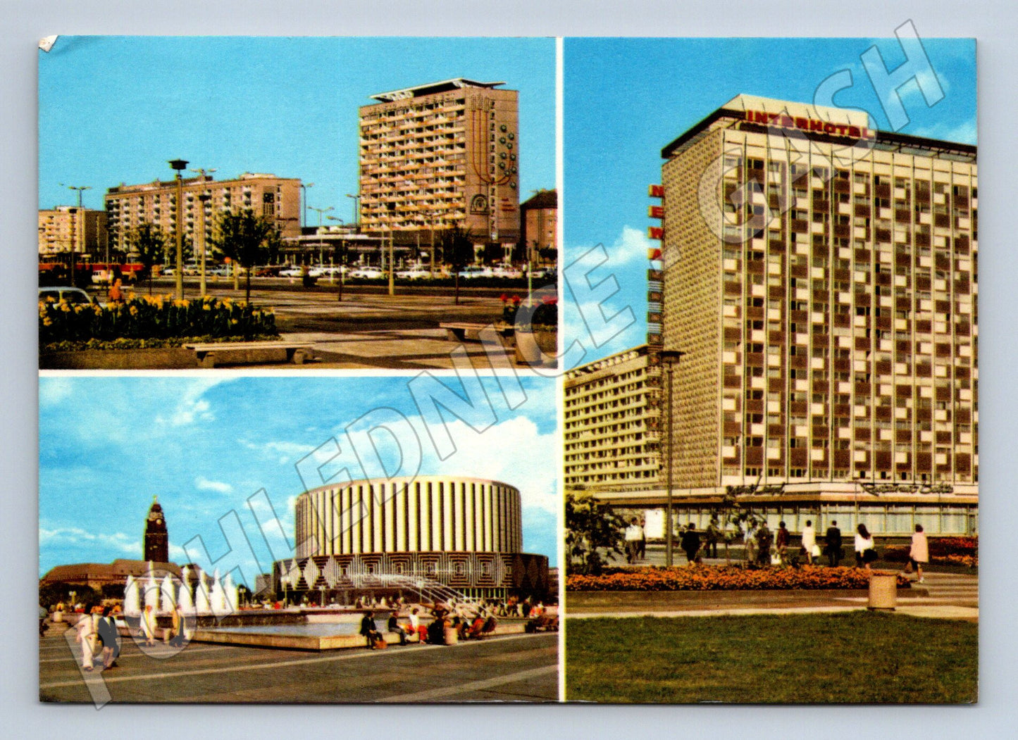 Postcard Dresden Pirnaischer Platz Interhotel (M7480)