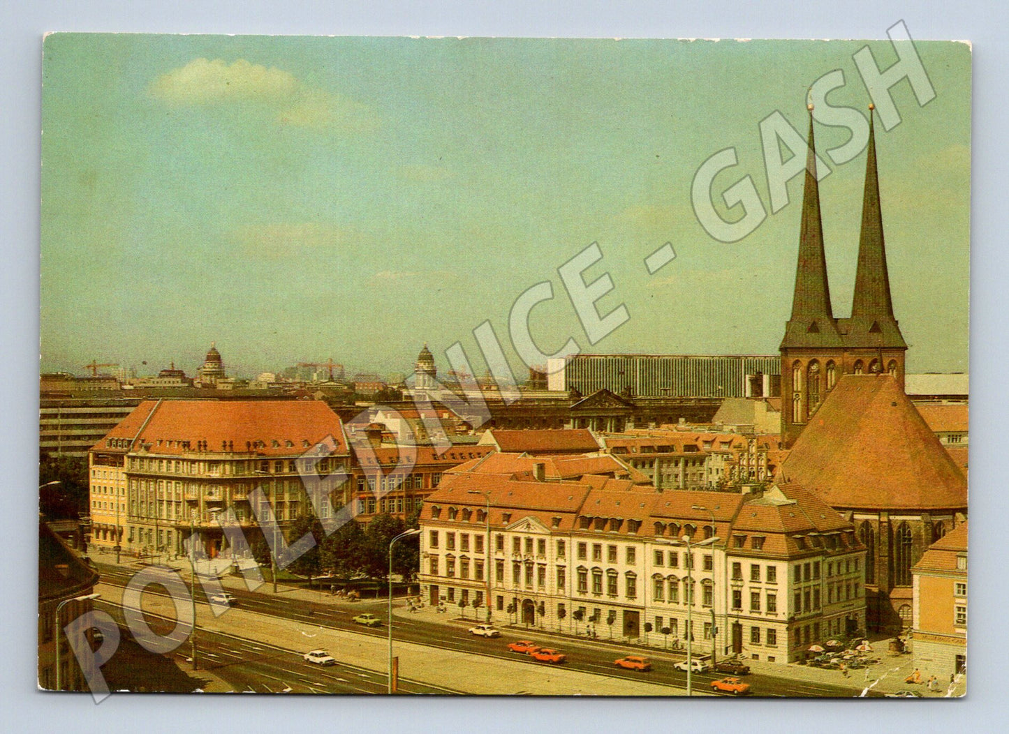 Pohlednice Berlín DDR Nikolaiviertel (M7485)