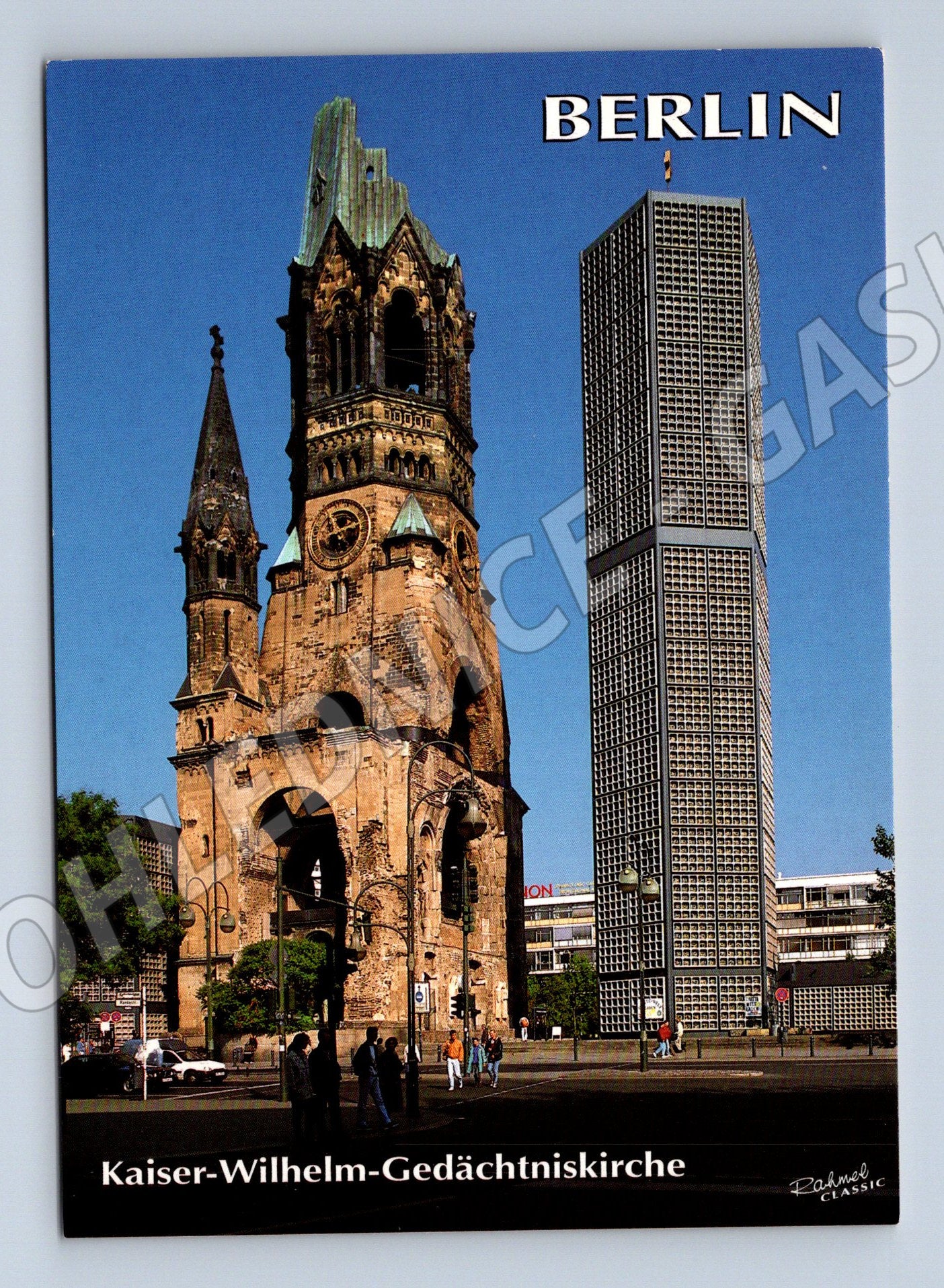 Postcard Berlin Kaiser Wilhelm Gedächtniskirche (M7490)