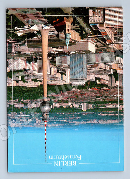 Postcard Berlin Fernsehturm panorama (M7491)
