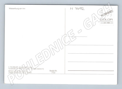 Pohlednice Wasserburg am Inn letecký pohled (M7492)