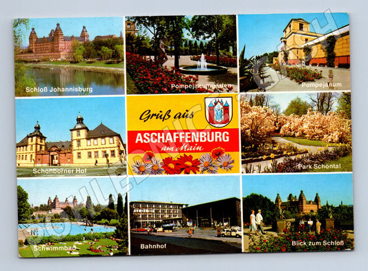 Pohlednice Aschaffenburg víceobrázková (M7496)