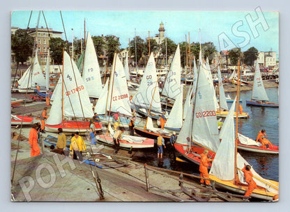 Pohlednice Rostock Warnemünde plachetnice (M7497)