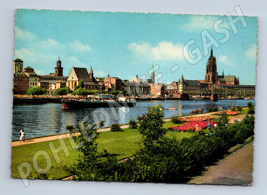 Pohlednice Frankfurt nad Mohanem 1965 loď (M7500)
