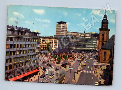 Postcard Frankfurt Hauptwache sent (M7505)
