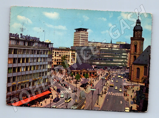 Pohlednice Frankfurt Hauptwache zaslaná (M7505)