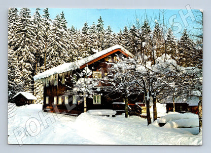 Pohlednice Forstgasthaus Schwellhäusl Bavorsko 1984 (M7507)