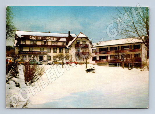 Pohlednice Gasthof Hochfirst Saig Německo razítko (M7508)