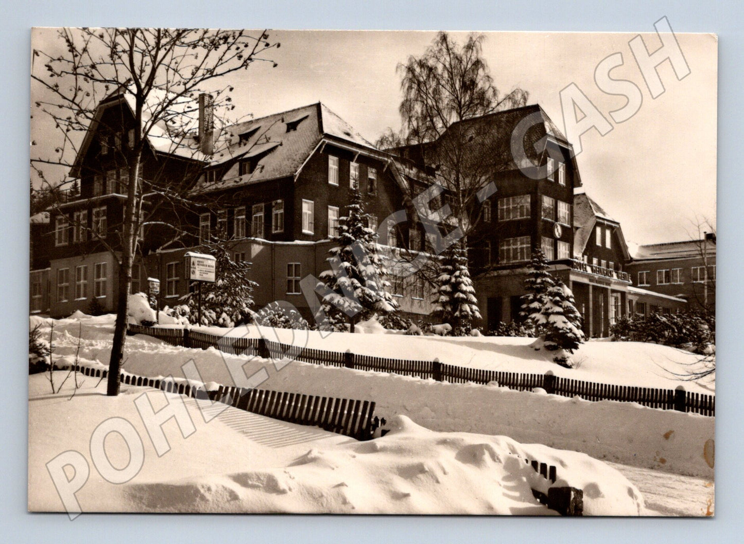 Postcard Schierke Harz Hotel Heinrich Heine (M7522)