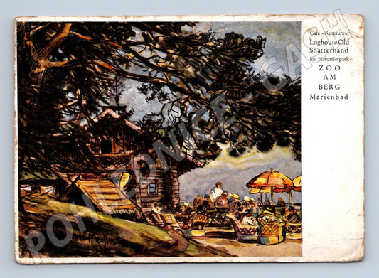 Pohlednice Loghouse Old Shatterhand Marienbad (M7523)