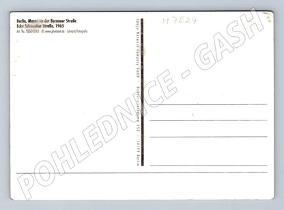 Postcard Berlin Wall Bernauer Straße 1965 (M7524)