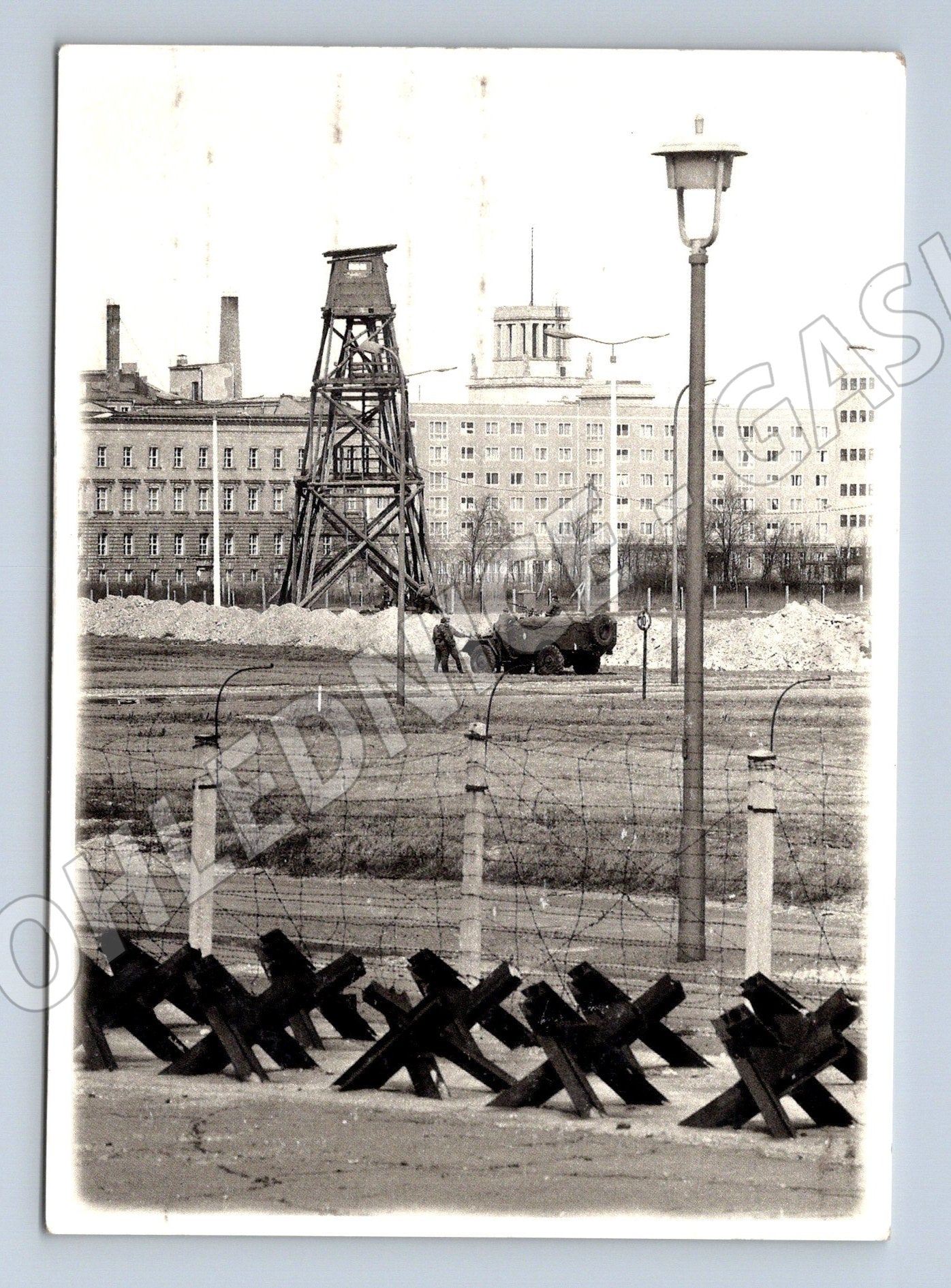Pohlednice Berlin Potsdamer Platz 1964 hranice (M7525)