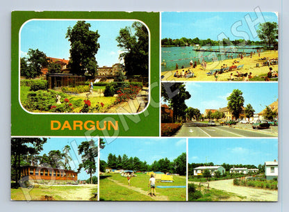 Postcard Dargun GDR multiple shots unused (M7529)