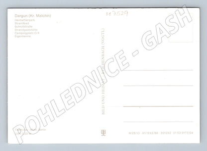 Postcard Dargun GDR multiple shots unused (M7529)