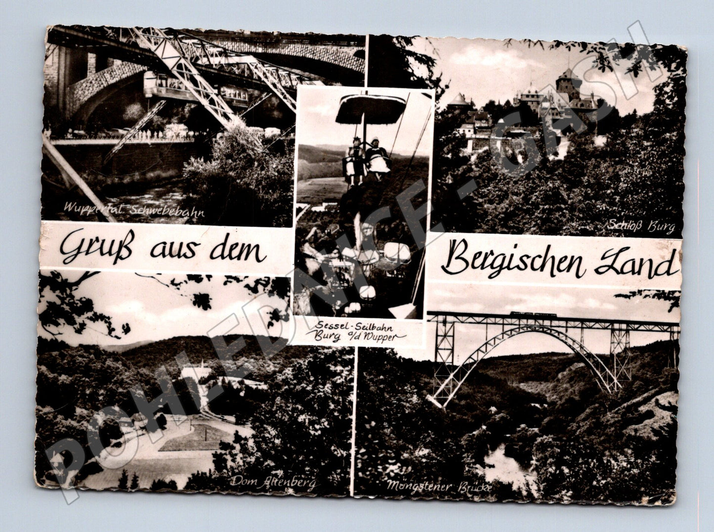 Pohlednice Bergisches Land Wuppertal Schwebebahn (M7530)
