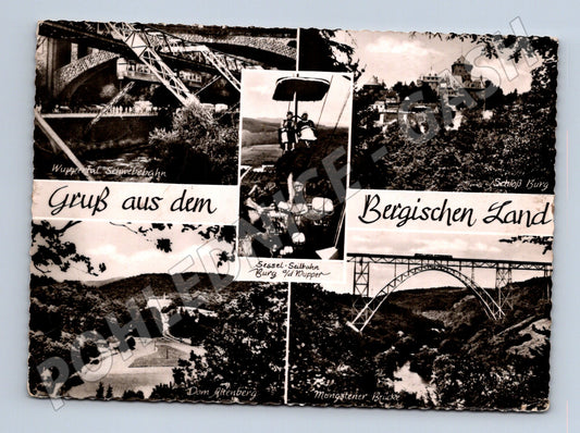 Pohlednice Bergisches Land Wuppertal Schwebebahn (M7530)