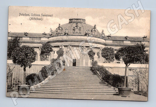 Pohlednice Potsdam Schloss Sanssouci Německo (M7552)