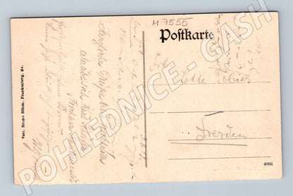Postcard Forchheim school castle church (M7555)