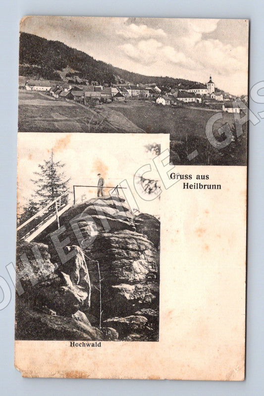 Pohlednice Gruss aus Heilbrunn 1908 Rakousko (M7559)
