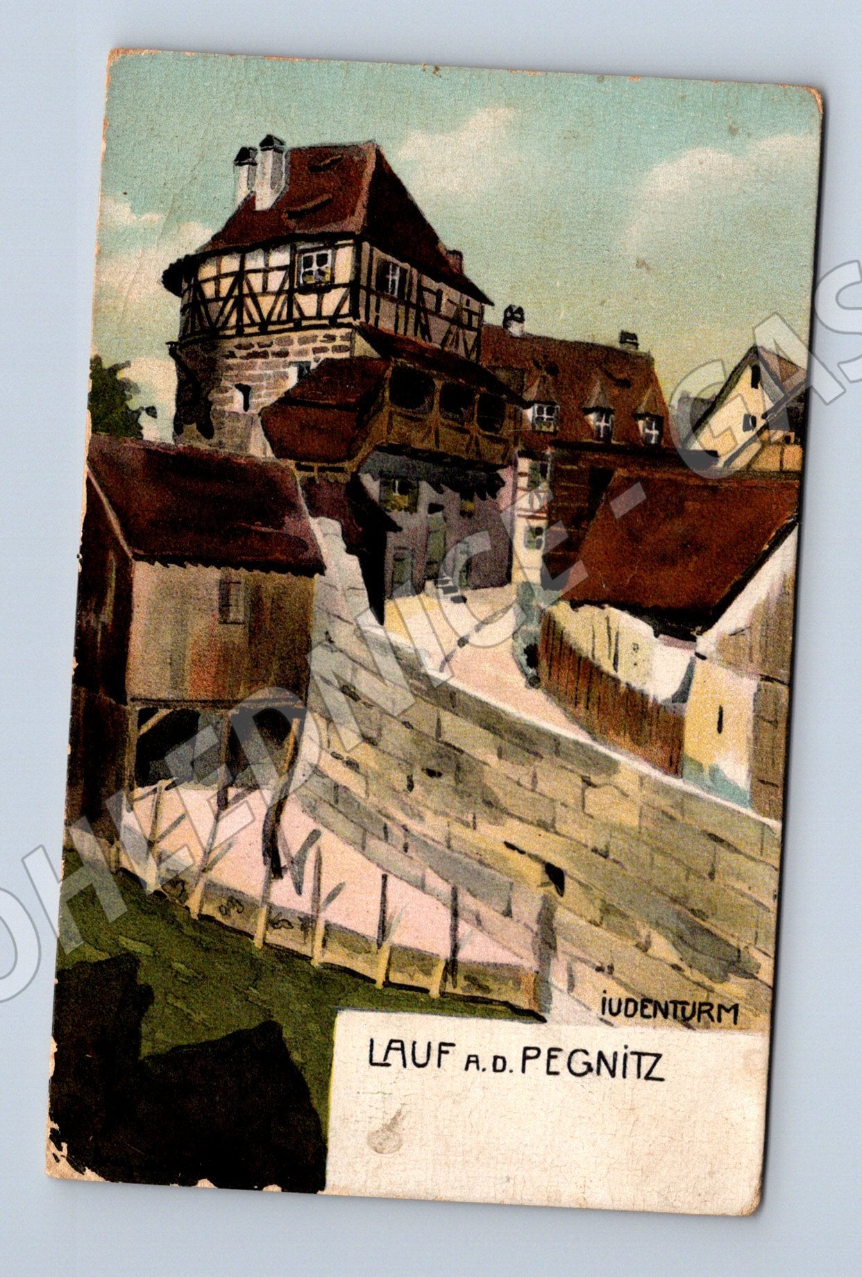 Pohlednice Lauf an der Pegnitz Judenturm (M7563)
