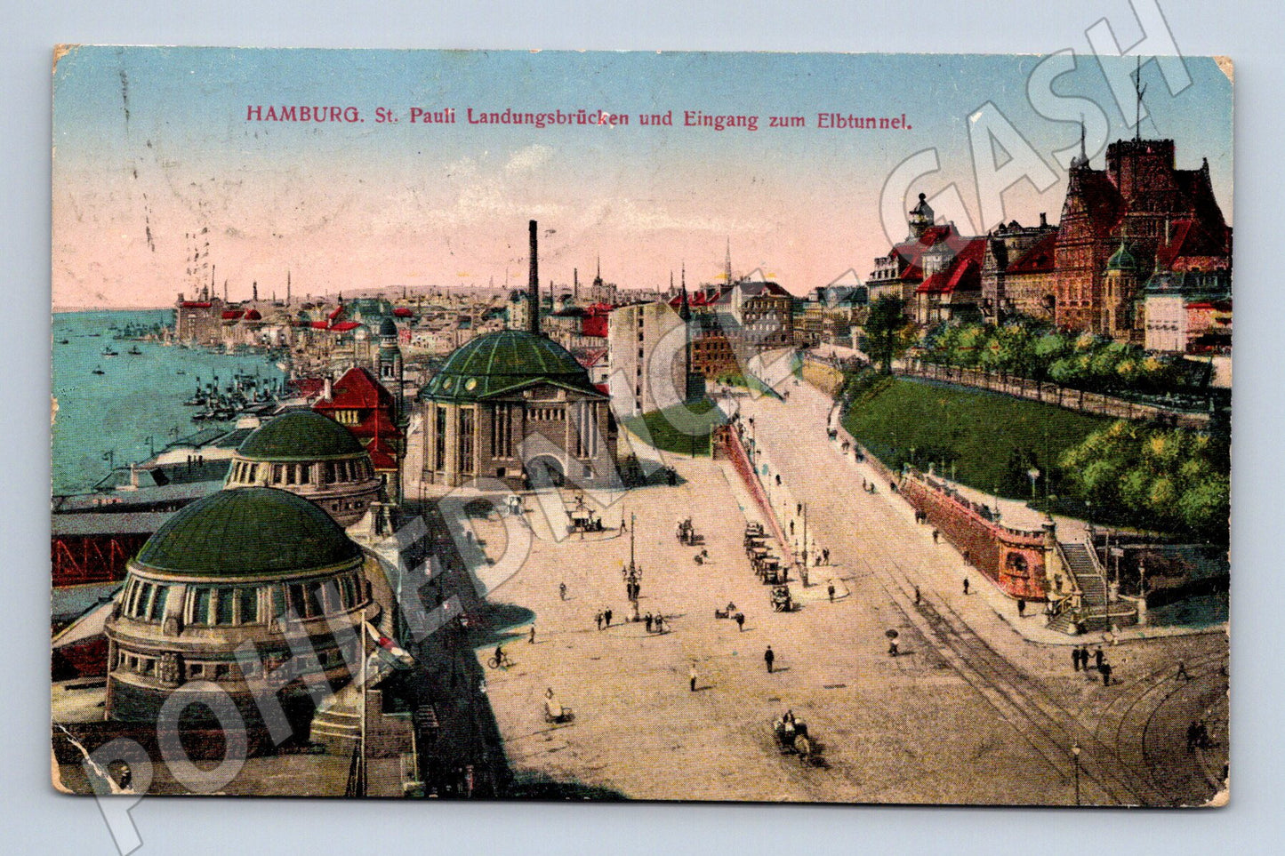 Pohlednice Hamburg St Pauli Landungsbrücken (M7565)